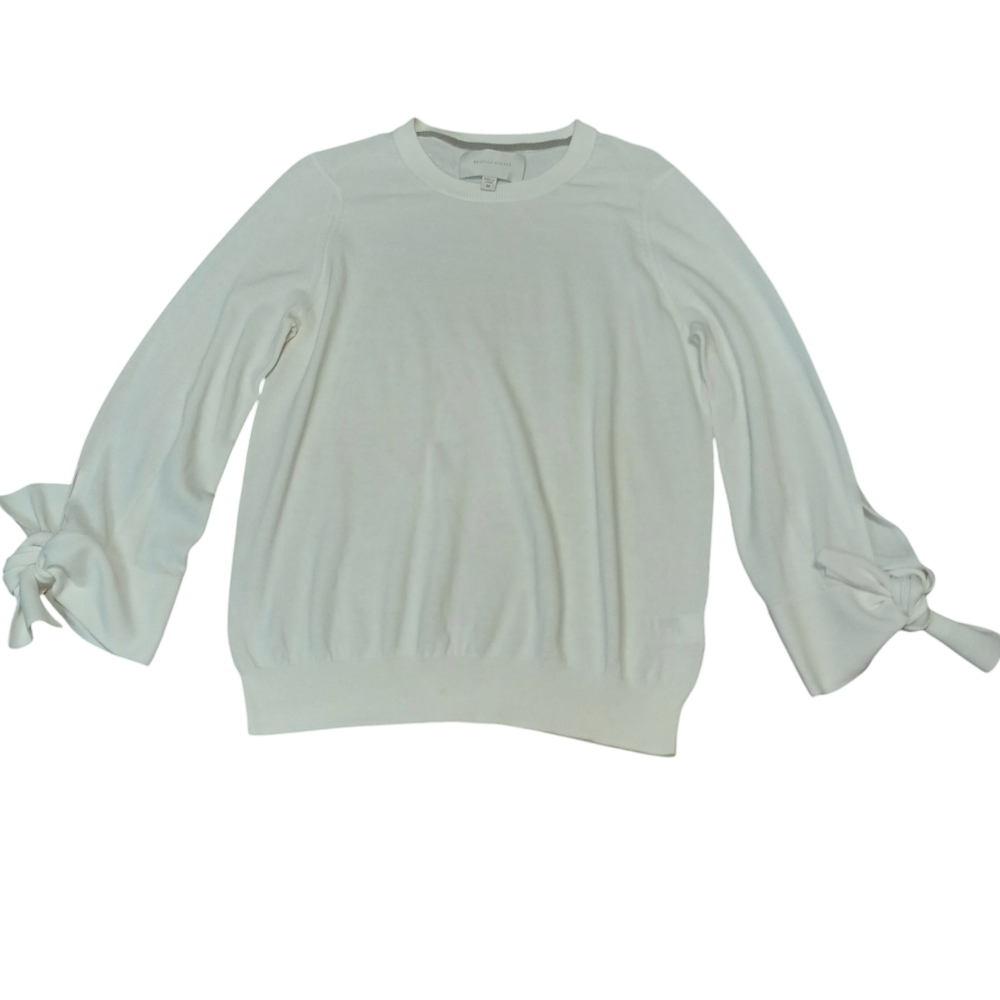 Brochu Walker Sleeve Ties Cotton Sweater